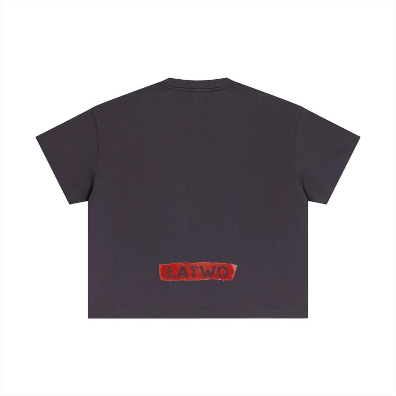 ŁATWOGANG drop 60 — T-shirt Essential Cotton Boxy v.2 - ŁATWOGANG™ — widok 10 (10/24)