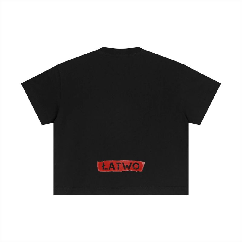 ŁATWOGANG drop 60 — T-shirt Essential Cotton Boxy v.2 - ŁATWOGANG™ — tył (2/24)