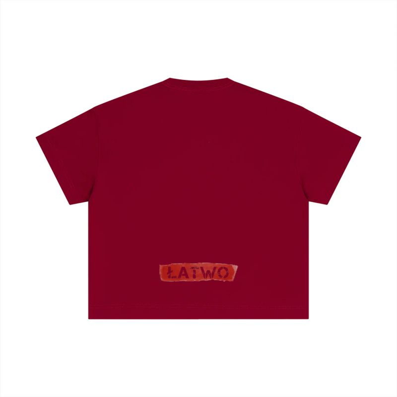 ŁATWOGANG drop 60 — T-shirt Essential Cotton Boxy v.2 - ŁATWOGANG™ — widok 8 (8/24)